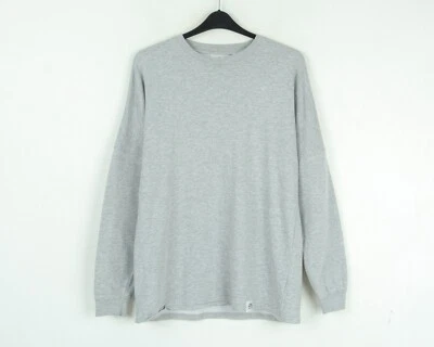 CHEAP MONDAY M Men's Zone Sweat Jumper Pullover Sweatshirt Crew Neck Grey Active - Image 1 of 4