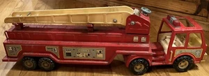 Remco Hook-n-ladder No.3 Fire Truck 24 Inches Pressed Steel 1989 Toy Collectible - Picture 1 of 19