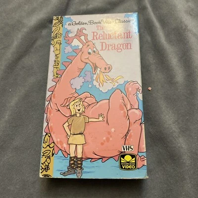 The Reluctant Dragon (1990 VHS) Golden Book Video Classic Children's Cartoon - Image 1 of 4