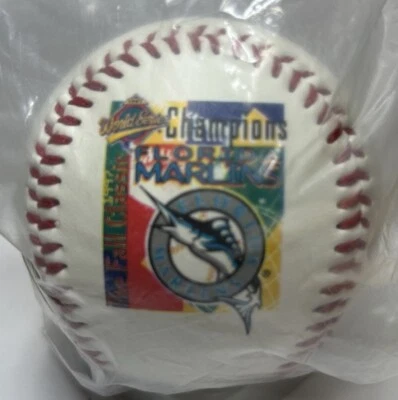Florida Marlins 1997 World Series Champions Ltd Edition Fotoball Baseball NEW - Image 1 of 4