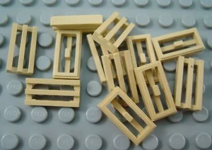 LEGO Lot of 12 Tan 1x2 City Creator Modular Grill Tile Pieces - Picture 1 of 1
