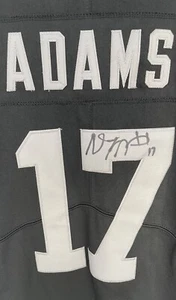 Davante Adams Las Vegas Raiders Black Signed Autograph Jersey Sz-L - Picture 1 of 9