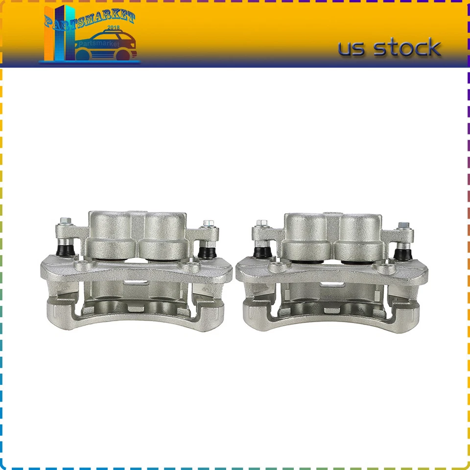 Par de pinzas de freno delanteras con soporte PMT2018 para Chevrolet Colorado 2004-2008 Foto 1 de 1