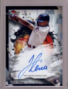 JOSE TENA 2024 Topps Finest #FA-JT Refractor Rookie RC Autograph Auto - Picture 1 of 2