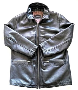 ORIGINAL TRAPPER schwere Lederjacke Größe 50 Hingucker - Bild 1 von 6