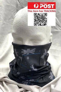 Thin Blue Line, Head Sock, Neck Warmer, Police Motorcycle, Law Enforcement, #3 - Picture 1 of 12