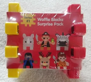 Little Tikes ~ Waffle Blocks Surprise Pack ~ 1 Block + 1 Buddy ~ 1st in Series - Picture 1 of 4