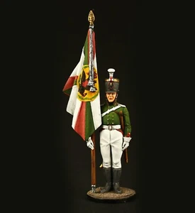Soldado de hojalata coleccionable 1ª clase soldado del regimiento de mosqueteros Pskov con un Sta - Imagen 1 de 5