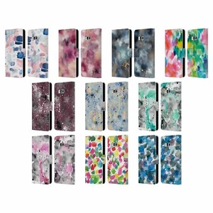 OFFICIAL NINOLA ABSTRACT WATERCOLOUR LEATHER BOOK WALLET CASE FOR HTC PHONES 1 - Picture 1 of 6