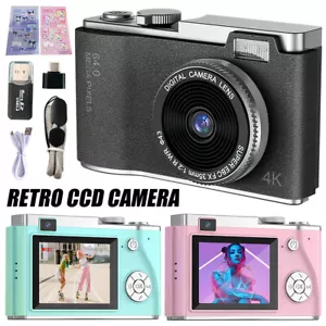 Digital Camera HD 1080P 64MP 2.4'' LCD Display Screen 16X Zoom Anti-Shake Camera - Picture 1 of 17