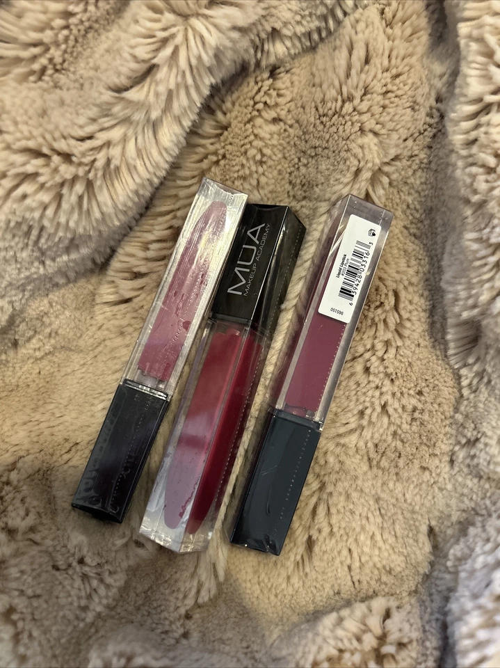 3 MUA Make Up Academy Metallic Liquid Lipstick #203 Plum Sealed - Image 1 of 1