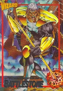 WIZARD MAGAZINE SERIES 2 1993 PROMO CARD 6 ROB LIEFELD BATTLESTONE HOLOFOIL - Imagen 1 de 1