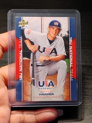 2009 BRYCE HARPER UPPER DECK USA BASEBALL BOX SET RC #USA-30 - Image 1 of 4