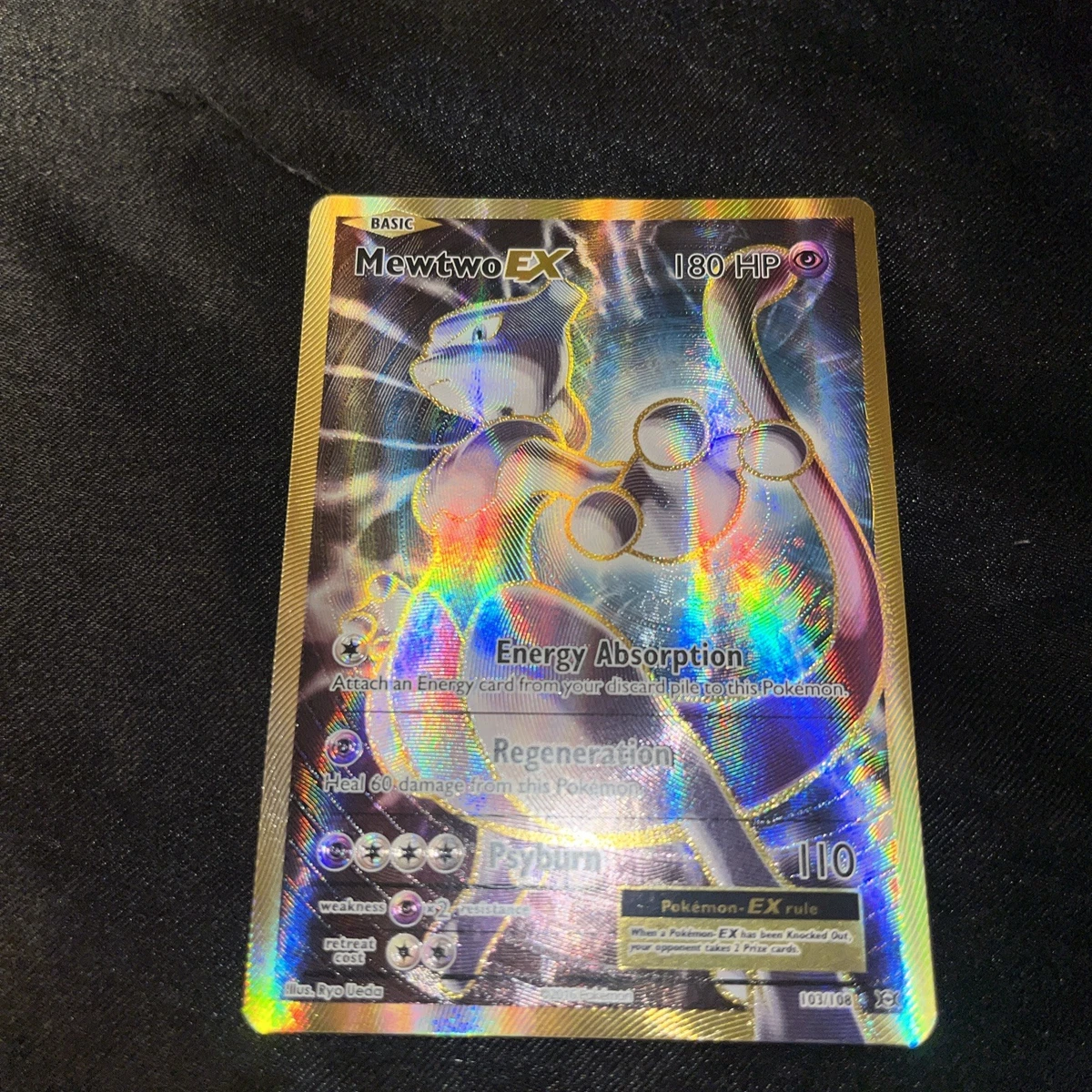 Mewtwo Pokémon TCG Evolutions Ultra Rare Individual