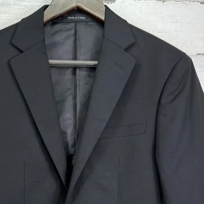 Calvin Klein Men's Black Blazer Suit Jacket Modern Fit 38R Classic Dress Formal - Image 1 of 4