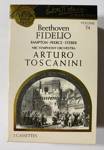 BEETHOVEN Fidelio (Oper) ARTURO TOSCANINI Jan Peerce Steber 2 x KASSETTEN - Bild 1 von 3