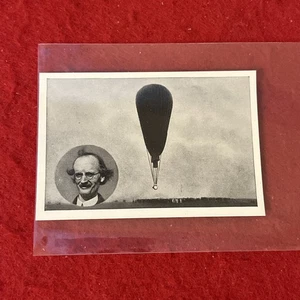1930er Trumpf "All Over The World" AUGUSTE PICCARD - Kugelballon Sammelkarte - Bild 1 von 6