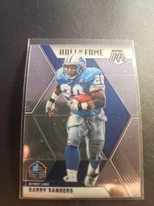 2020 Panini Mosaic - Hall of Fame Barry Sanders #294 Silver Prizm - Foto 1 di 2