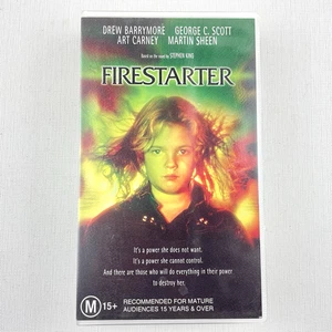 Firestarter VHS Movie Based on Novel by Stephen King - Picture 1 of 11