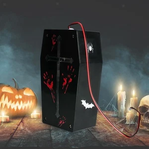 Halloween Sound Transducer with LED Lights with Stickers Scary Sound Noise Maker - Picture 1 of 6