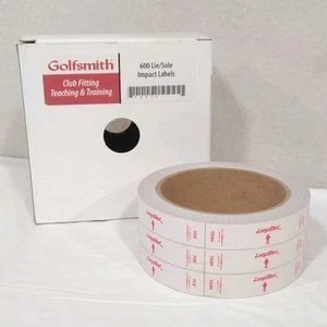 Golfsmith LongShot Golf Schlag Etiketten Liegesohle Etiketten Unterricht Training offene Box - Bild 1 von 8