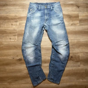 G Star RAW Jeans Men 31x31 Blue Arc 3D Loose Tapered Leg Washout Fade Tag 31x34 - Picture 1 of 14