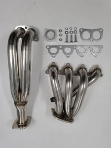 1988-2000 Honda Civic D15 D16 D-Series Stainless 4-2-1 Header 2 Piece Set - Picture 1 of 18