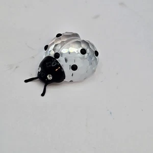 Swarovski Silver Crystal Ladybug w/ Original Box #7604 NR 000 001 L4 - Picture 1 of 13
