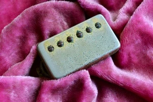 Vintage 1968 Gibson Patent Sticker T-top Humbucking Pickup 7.93k Les Paul Custom - Picture 1 of 15