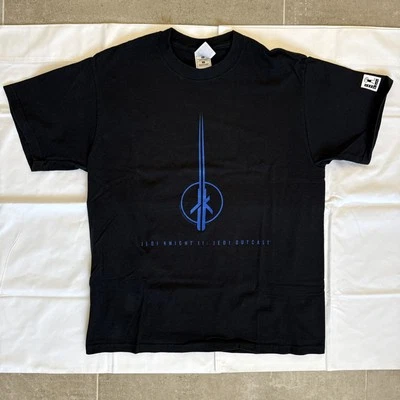Star Wars Jedi Knight II Jedi Outcast Vintage T-shirt 2002 LucasArts Promo Rare - Image 1 of 4