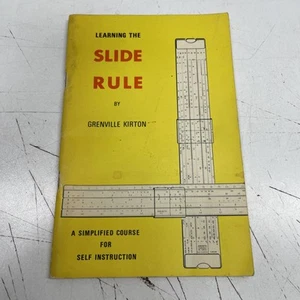 ORIGINAL RETRO VINTAGE Slide Rule Book Booklet Learning Education - Picture 1 of 8