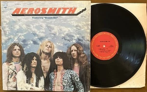AEROSMITH - Self Titled Debut 1st Original US Press 1973 LP VG++ In Shrink EX - Picture 1 of 3