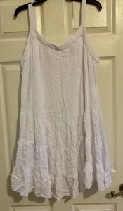 Vestido Sonoma Para Mujer Talla 1X Blanco Solero Encubrimiento Diseño Punto Suizo - Imagen 1 de 5