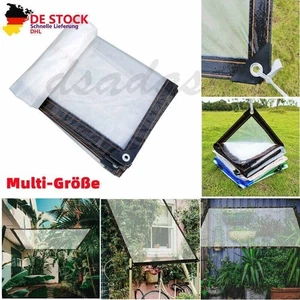 Wasserdichte Transparente Plane mit Ösen Klare Vordächer PVC-Kunststoffplane - Bild 1 von 40