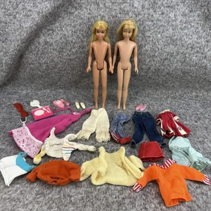 Vintage Barbie Skipper Puppe 1963 & 1967 mit Kleidung & Zubehör (C) - Bild 1 von 14