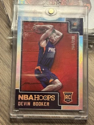 2015-16 Devin Booker NBA Hoops Silver Rookie SP /299 #268 *Great Condition   - Image 1 of 2