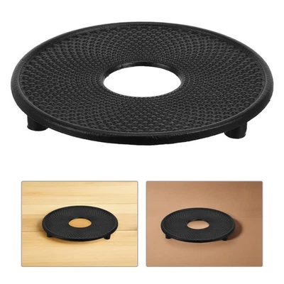  Portapentole Tondo in Ghisa Presine Di Coppa Creativa Portabicchieri Isolato - Immagine 1 di 4