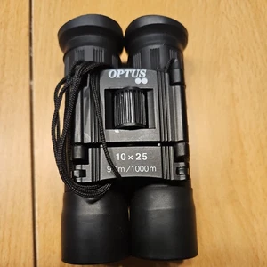 Optus Taschen-Fernglas 10 x 25 GA schwarz 96m/1000m - Bild 1 von 3