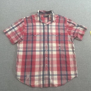 Men's Polo Ralph Lauren Patchwork Pearl Marble Snap Short Sleeve Shirt Sz 3XL - Picture 1 of 9