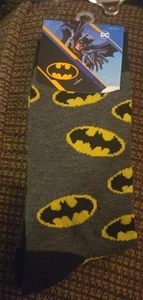 New Sock Size 10-13 DC COMICS Batman Polyester Socks. - Picture 1 of 4