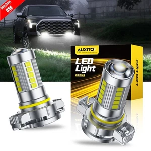 AUXITO CANBUS 2504 5202 5201 LED Fog Light Bulbs 6500K White Extremely bright US - Picture 1 of 30