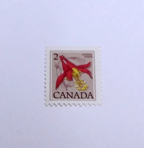 Kanada 2 Cent Briefmarke 1977 - 1982 Western Columbine Floral Postage Stamp - Bild 1 von 2