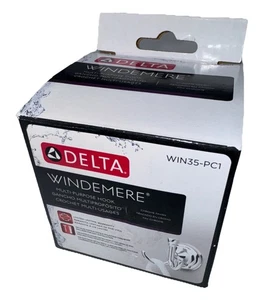 Delta Windemere Cromo Cepillado Triple Gancho Multiusos WIN35-PC1 - Imagen 1 de 8