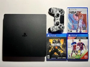 Consola de juegos Sony PlayStation 4 Slim PS4 500 GB con mando y juegos🔥¡Funciona! - Imagen 1 de 19