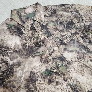 NOMAD Camo Shirt Men Small Vented Performance Bird Hunting Mossy Oak Migrate - Picture 1 of 12