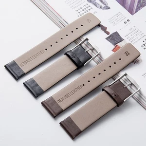 Echtes Lederarmband Ersatzarmband 22 Mm ↷ ∧ - Picture 1 of 13