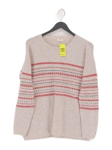 FatFace Women's Jumper UK 14 Tan Viscose - Picture 1 of 6
