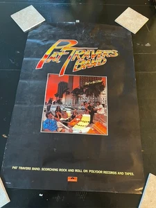 Vintage 1978 Pat Travers "Heat In The Street" Werbeplakat 24" x 35 1/4" - Bild 1 von 8