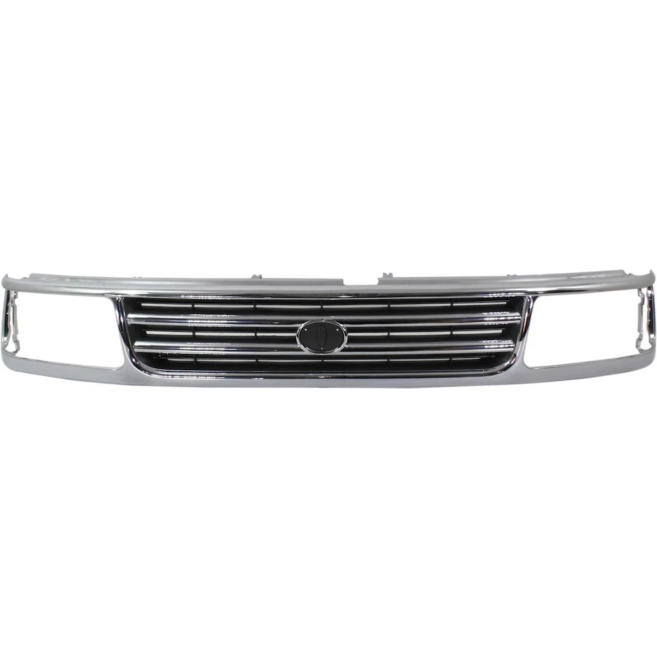 New Front Grille Assembly Chrome Plastic For 1993-1998 Toyota T100 TO1200192 Foto 1 de 1