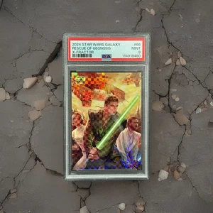 2024 Topps Chrome Galaxy Star Wars #66 Rescue Of Geonosis X-Fractor /10 PSA 9 - Bild 1 von 3